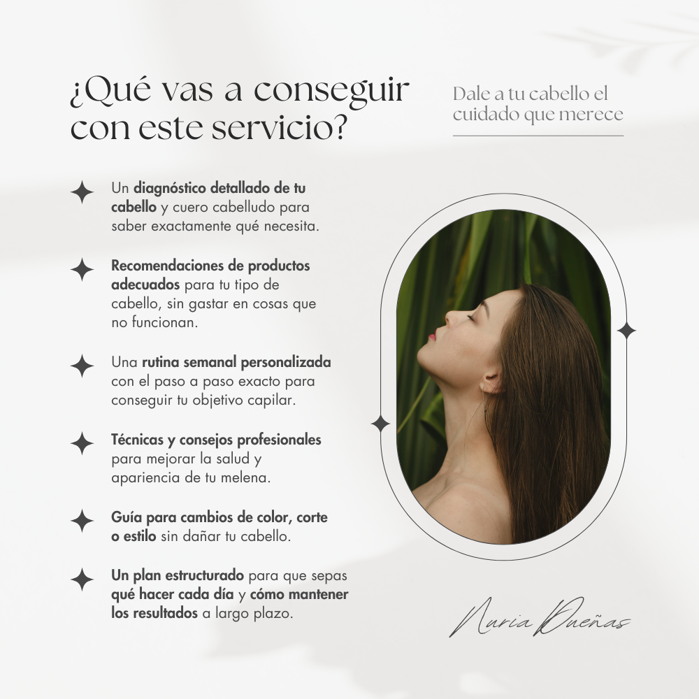 Asesoramiento Capilar 1 a 1 – Tu cabello, tu rutina, tu cambio