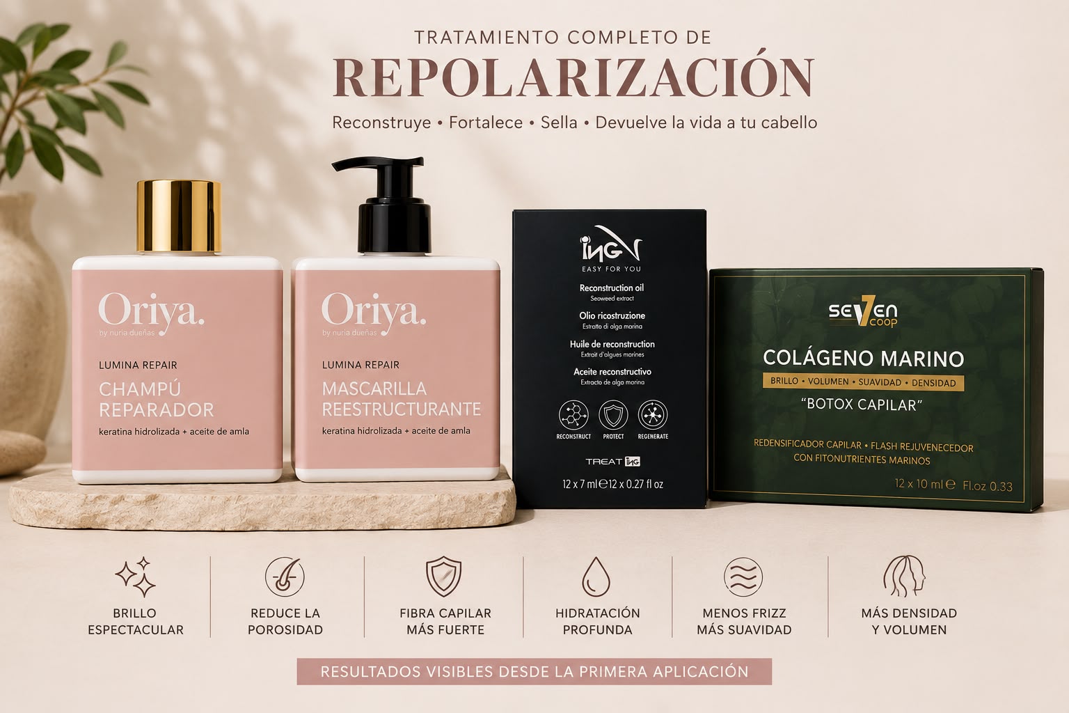 Tratamiento de Repolarización Capilar ORIYA.